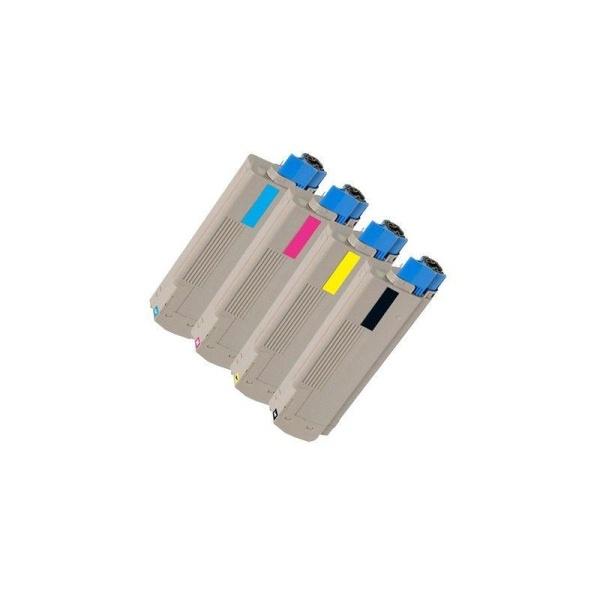Cartucho de tóner Colores compatible OKI C5850