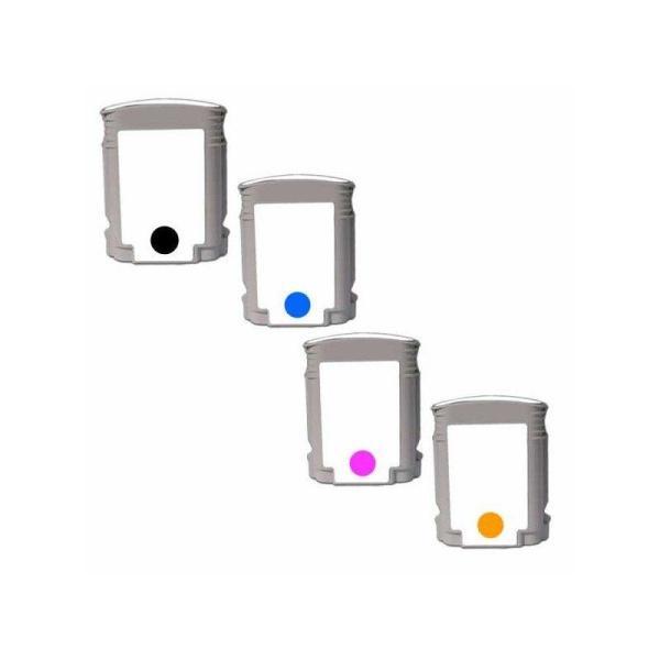 4x tinta compatible HP 10 HP 11 XXL HP10 HP11