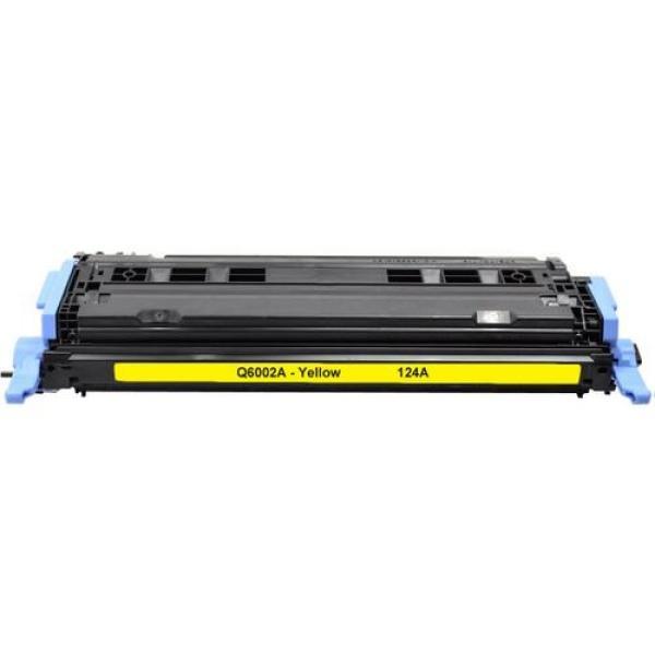 Compatible  Toner HP laserjet Q6002A Amarillo 1600 2600 2605 124A