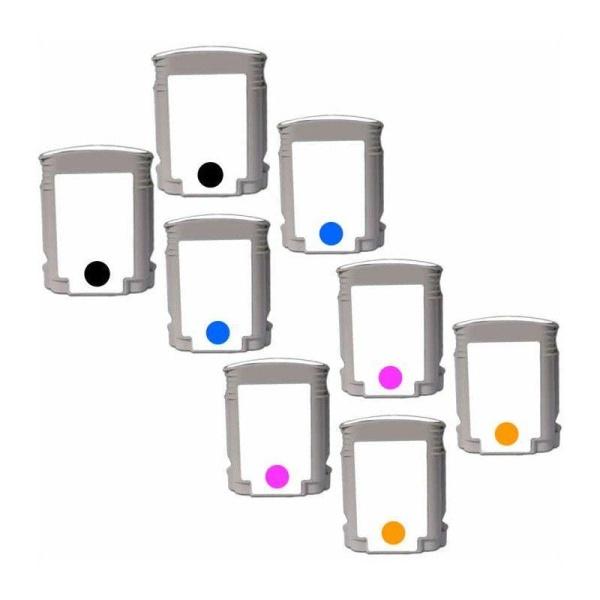 8x tinta compatible HP 88 XXL HP88