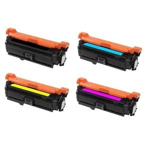 4x Toner Remanufacturado ce250a ce251a ce252a ce253a