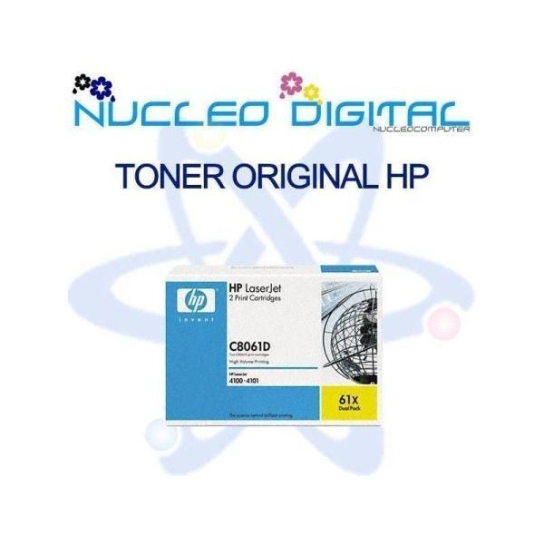 Cartuchos de impresión inteligente HP LaserJet para la impresora 4100 (C8061D)
