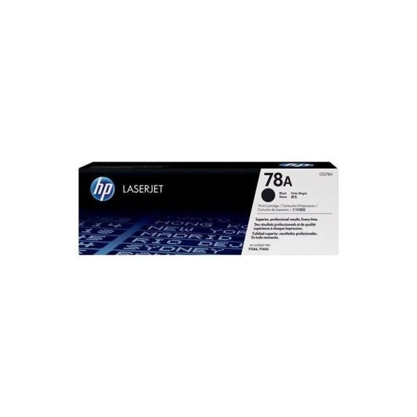 Cartucho de impresión en negro HP LaserJet CE278A con tecnología de impresión inteligente (CE278A)-