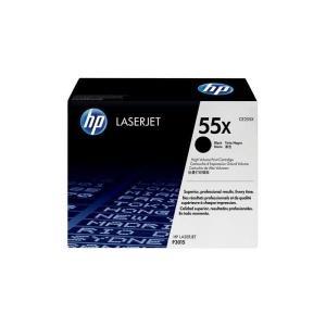Cartucho de impresión en negro HP LaserJet CE255X con tecnología de impresión inteligente (CE255X)-