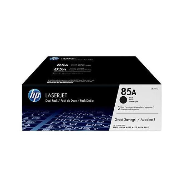 Original CE285AD  Pack de 2 Cartuchos de Toner Originales - 85A