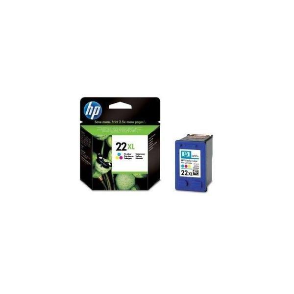 Cartucho de impresión para inyección de tinta tricolor HP 22XL (C9352CE)