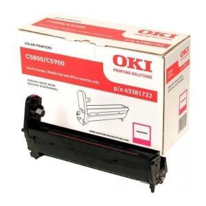 Tambor de imagen Magenta original OKI C5800