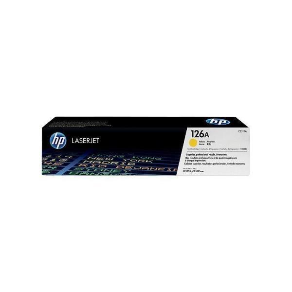 Cartucho de impresión HP 126A LaserJet amarillo (CE312A)