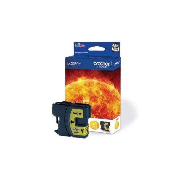 Cartucho de tinta Amarillo original Brother LC980Y