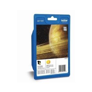 Cartucho de tinta Amarillo original Brother LC1100Y