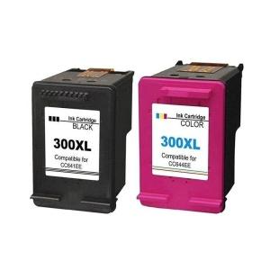 2 Cartuchos Remanufacturados HP 300 XL cc641ee cc644ee