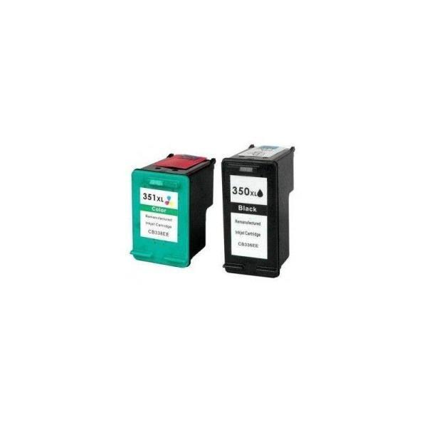 HP 350 NEGRO Y HP 351 XL TRICOLOR CB336 CB338 OFFICEJET