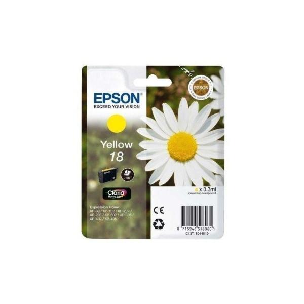 Cartucho de tinta Amarillo original Epson T1804