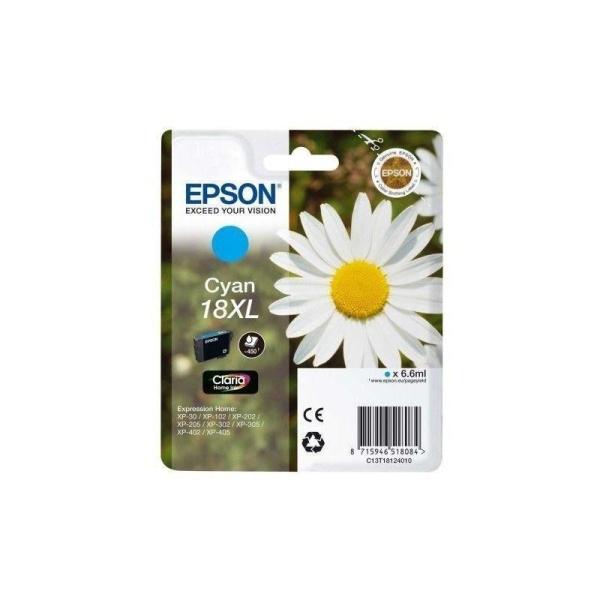 Cartucho de tinta Cian XL original Epson 18XL