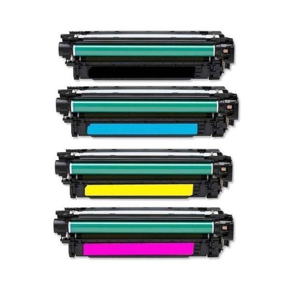 4x Tóner compatible para HP LaserJet color CE400A CE401A CE402A CE403A 507A
