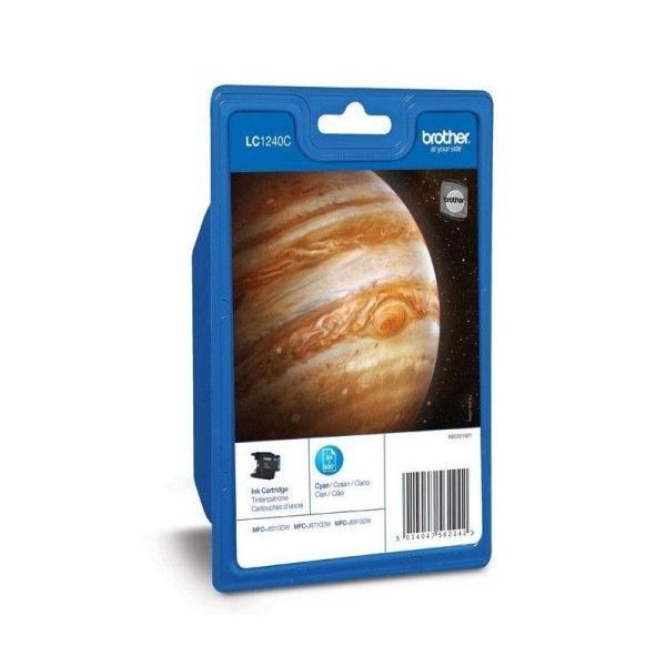 Cartucho de tinta Cian original Brother LC1240CBP