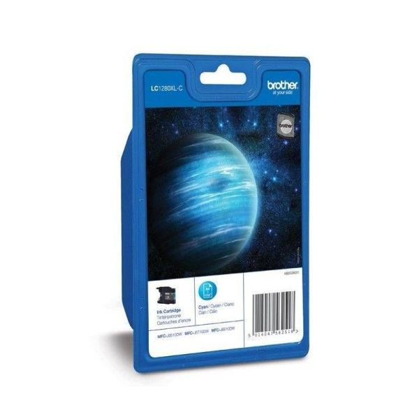 Cartucho de tinta Cian XL Alta Capacidad original Brother LC1280XLCBP