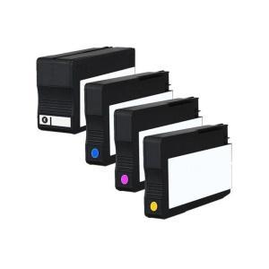 Pack 4 colores HP 932 XL / HP 933 XL Cartucho remanufacturado compatible con chip