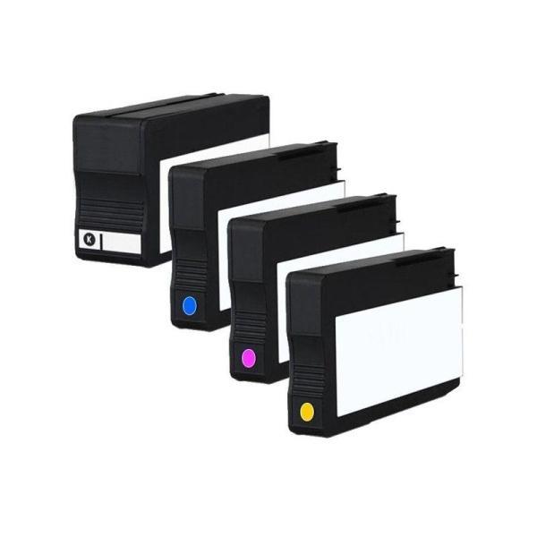 Pack 4 colores HP 932 XL / HP 933 XL Cartucho remanufacturado compatible con chip