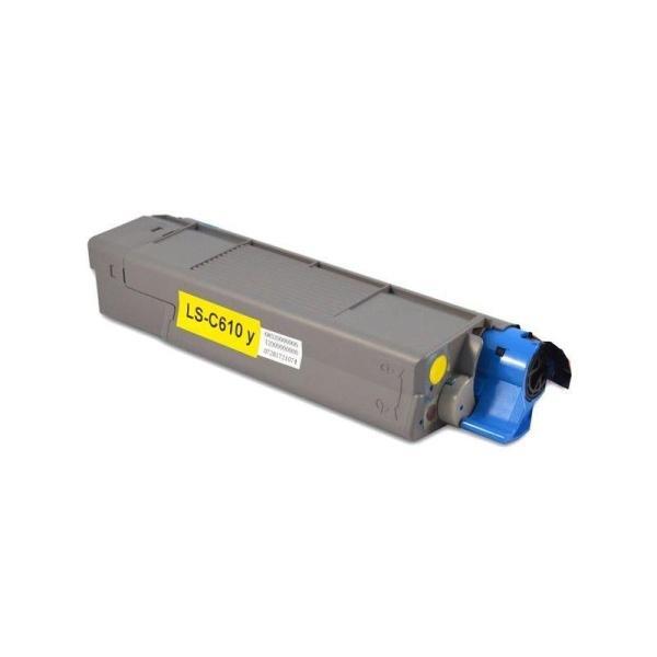 Cartucho de tóner Amarillo compatible OKI C610