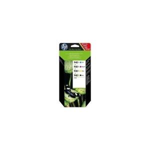 Pack de ahorro de 4 cartuchos de tinta original HP 940XL de alta capacidad negro/cian/magenta/amarillo C2N93AE