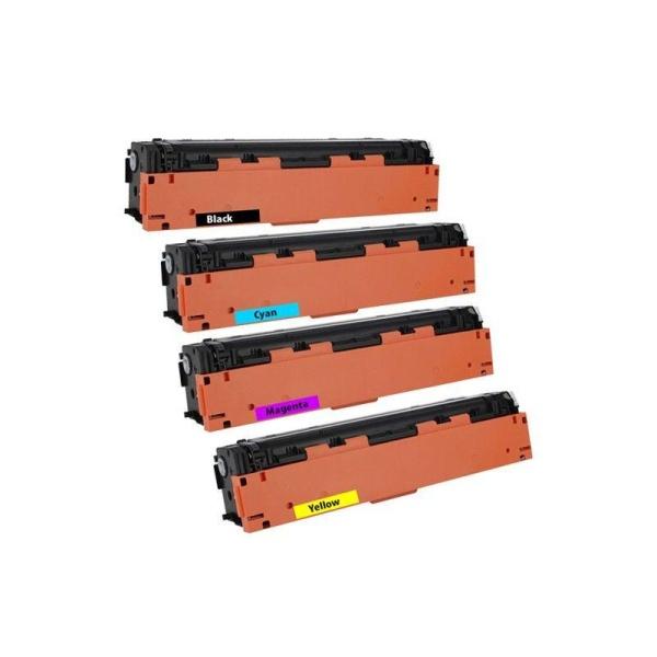 4 x Toner compatible para HP Laserjet color CF400A CF401X CF402X CF403X HP 201X