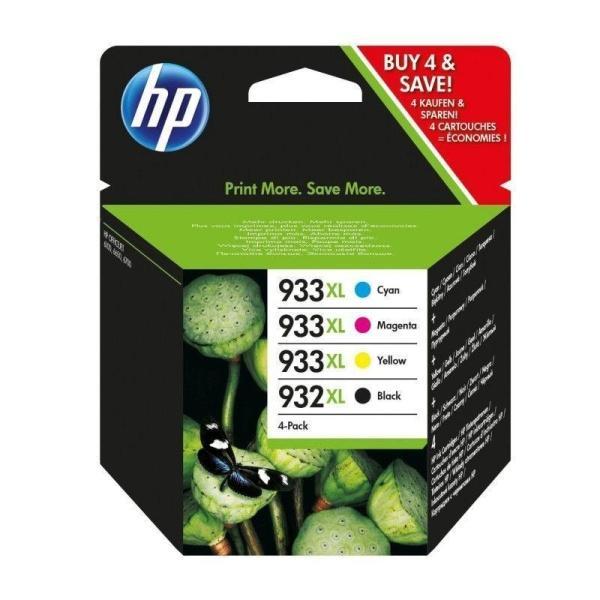 Pack ahorro HP 932XL + 933XL 4 cartuchos de tinta C2P42AE