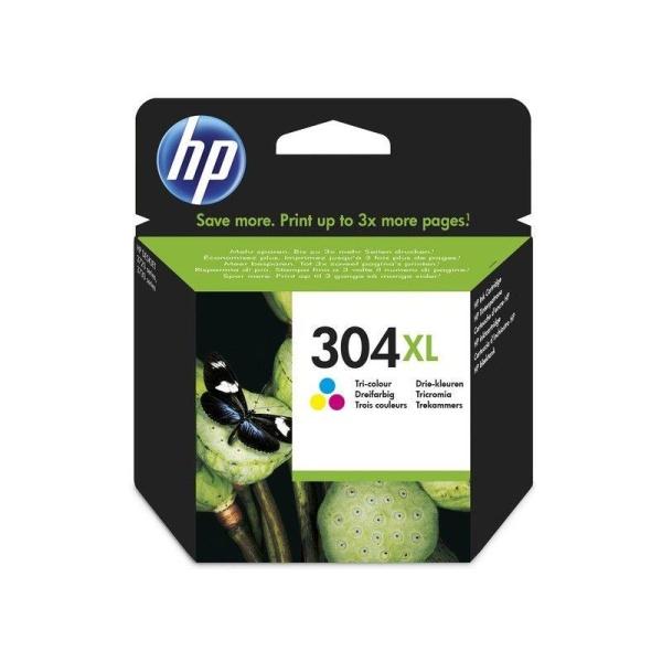 Cartucho de tinta Tricolor XL original HP 304 N9K07AE