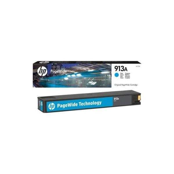 Cartucho de tinta Cian original HP 913A F6T77AE