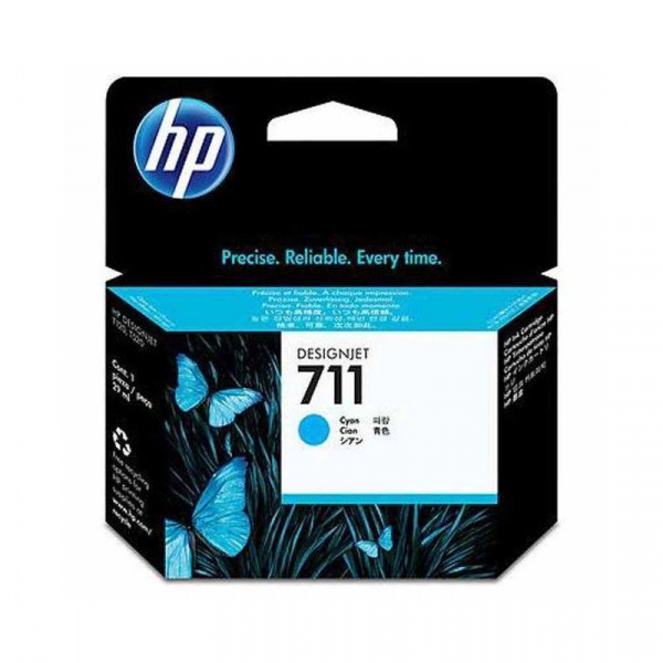 Cartucho de tinta HP 711 cian de 29 ml