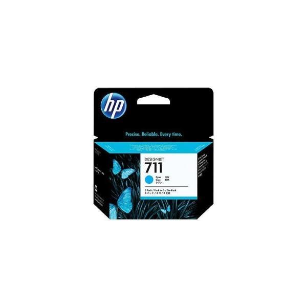 Cartucho de tinta HP 711 cian de 29 ml