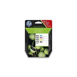 Pack de 4 tintas originales HP 934XL 935XL X4E14AE