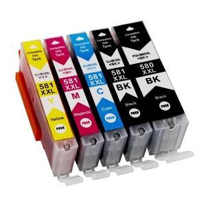 Pack ahorro XL compatible Canon 580XL