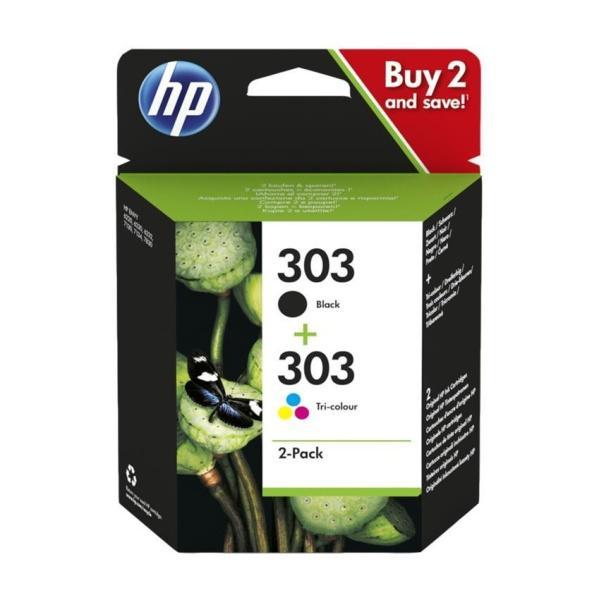 Pack de cartuchos Negro original HP 303 3YM92AE
