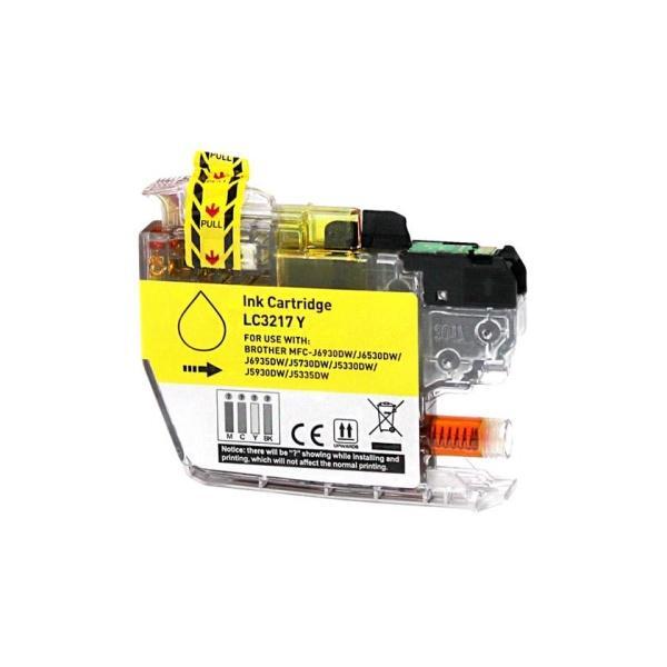Cartucho de tinta Amarillo compatible Brother LC3217