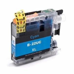 Cartucho de tinta Cian compatible Brother LC22U