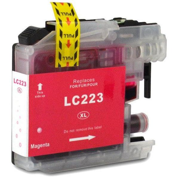 Cartucho de tinta Magenta compatible Brother LC223M