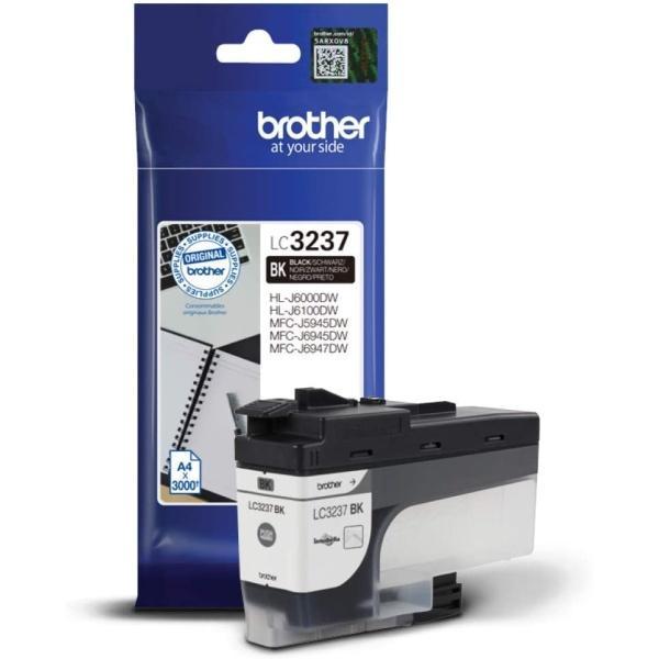Cartucho de tinta Negro original Brother LC3237BK