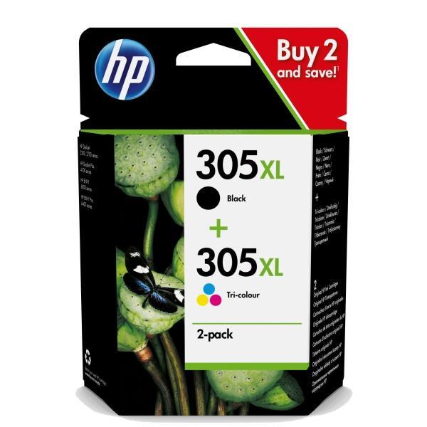 HP 305XL NEGRO + TRICOLOR MULTIPACK ORIGINAL 6ZA94AE