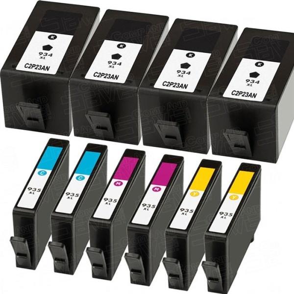 Compatible Pack 10 x Tinta HP 934XL / HP 935XL V.5