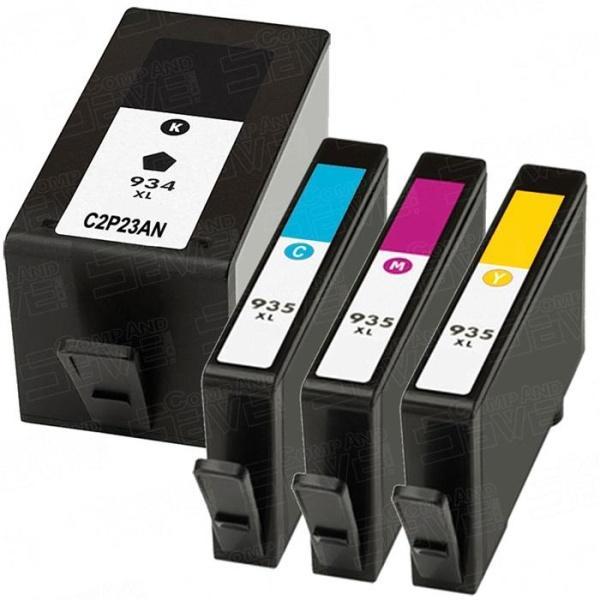 Compatible Pack 4 x Tinta HP 934XL / HP 935XL V.5