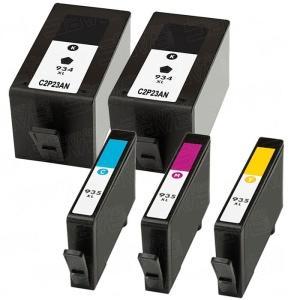 Compatible Pack 5 x Tinta HP 934XL / HP 935XL V.5