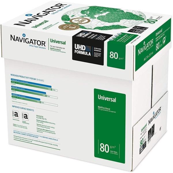 Navigator Papel A4 80gr. 210x297mm (2500 Hojas) Blanco