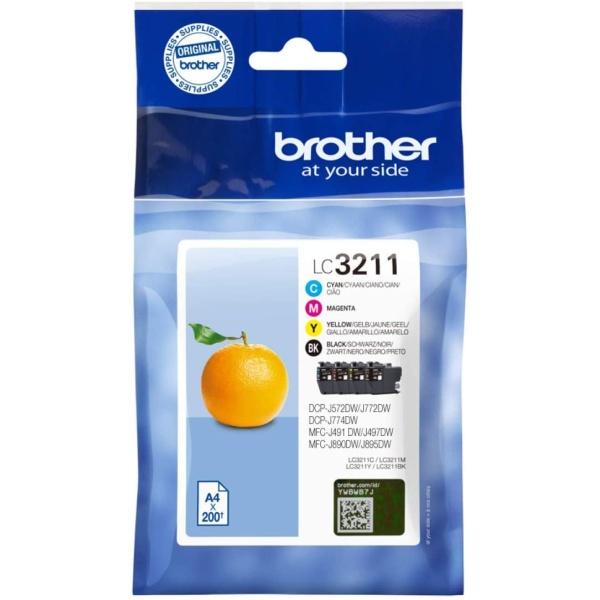 Cartucho de tinta original Brother LC3211