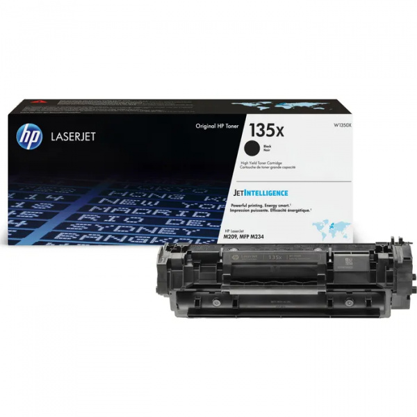 Cartucho de tóner Negro original HP W1350X 135X