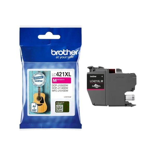 Cartucho de tinta Magenta XL Alta Capacidad original Brother LC421XL