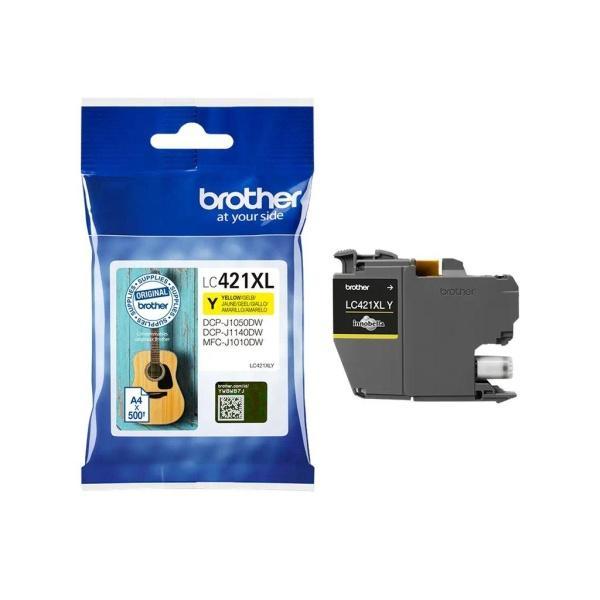 Cartucho de tinta Amarillo XL Alta Capacidad original Brother LC421XL