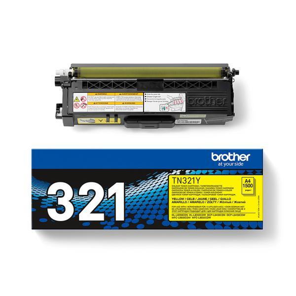 Cartucho de tóner original Brother 321Y