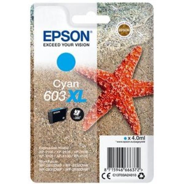 Cartucho de tinta Cian XL original Epson 603XL
