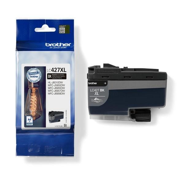 Cartucho de tinta Negro XL Alta Capacidad original Brother LC427XL